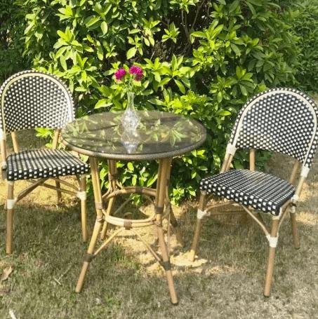 rattan chair garden